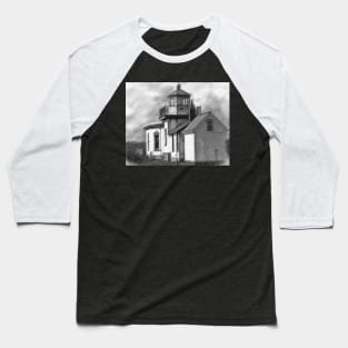 West Point Lighthouse Sketched Baseball T-Shirt